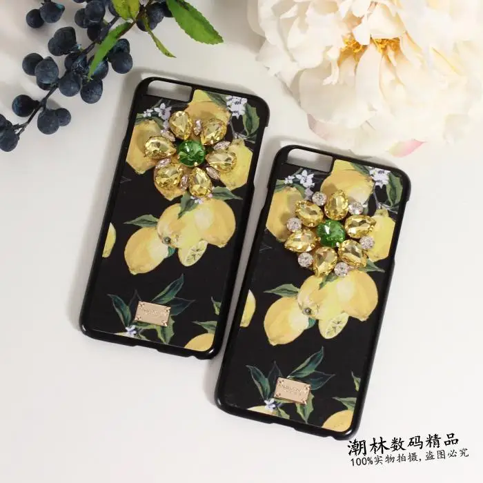 Европейский и американский бренд 6 plus сицилийский сад стразы для iphone 7 8 чехол