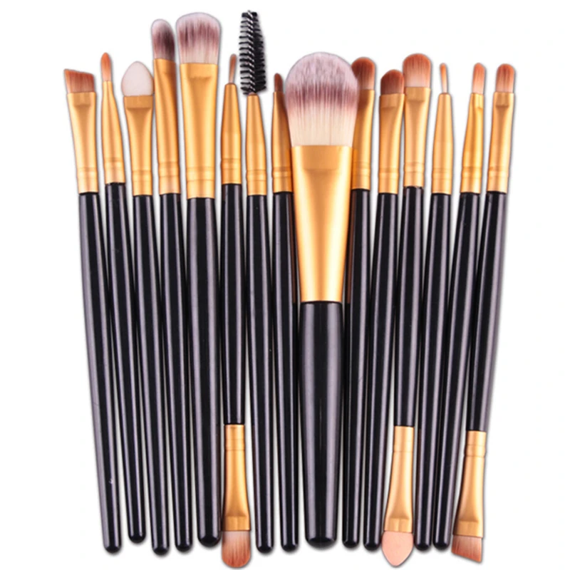 Набор профессиональных кистей для макияжа набор из 15 предметов туалетных