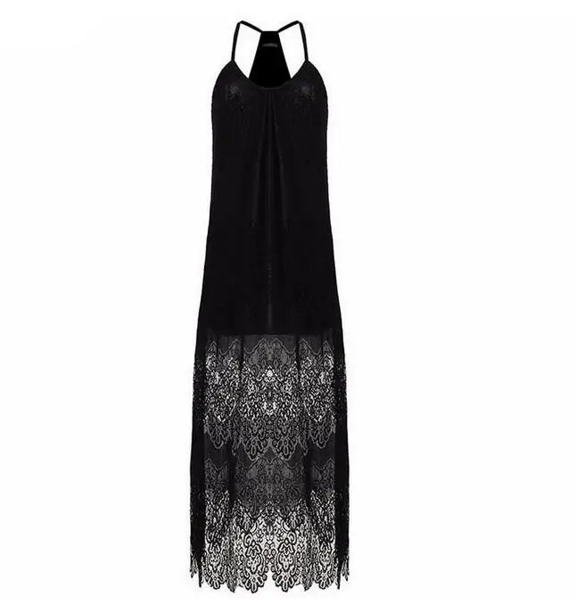 Vestido De Festa Длинные платья 2018 Женская пляжная одежда белое платье без рукавов Макси