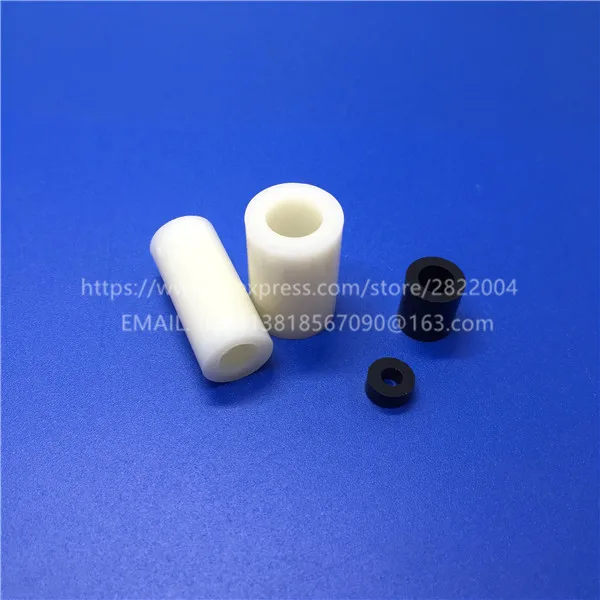 Белая круглая пластиковая прокладка M4 полая трубка нейлоновая опора печатной