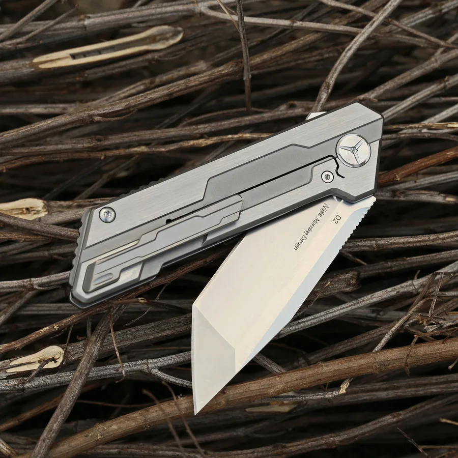 GODFUR SNECX BUSTER карман складной нож D2 лезвие titanium ручка шарикоподшипник Открытый Охота Выживание Рыбалка фрукты EDC ножи