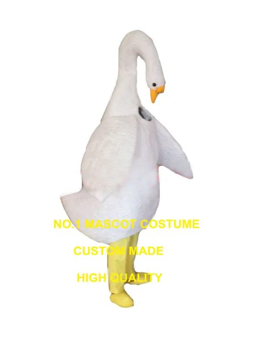 realistic Goose Swan Mascot Costume wholesale adult cartoon goose theme anime costumes carnival fancy dress for holiday 3422