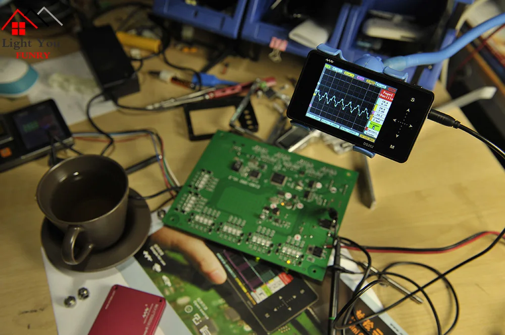 Портативный цифровой мультиметр с ЖК дисплеем и сенсорным экраном|Осциллографы|