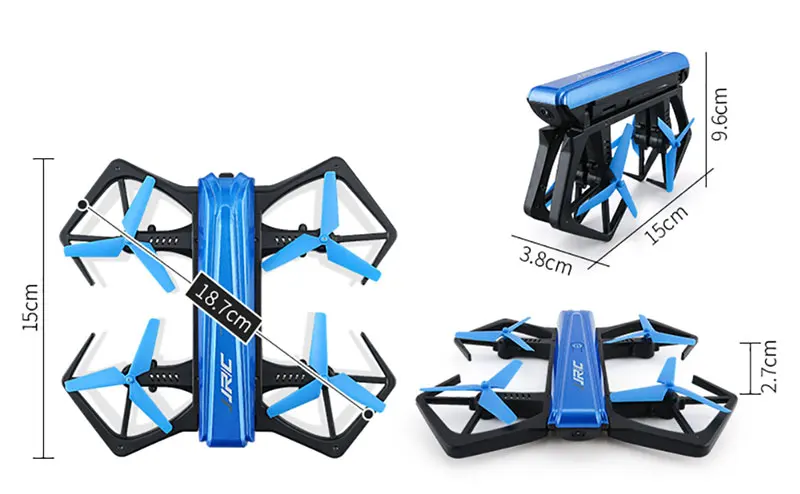 Оригинальный JJRC H43WH H43 селфи WIFI FPV складной Радиоуправляемый Дрон с 720P HD камерой