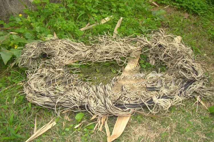 desert gun yarn Тактика CS камуфляж сетка дышащий плащ Ghillie Одежда Боевая Военная куртка Открытый охотничий съемный с капюшоном верхняя одежда для снайпера - Цвет: desert gun yarn