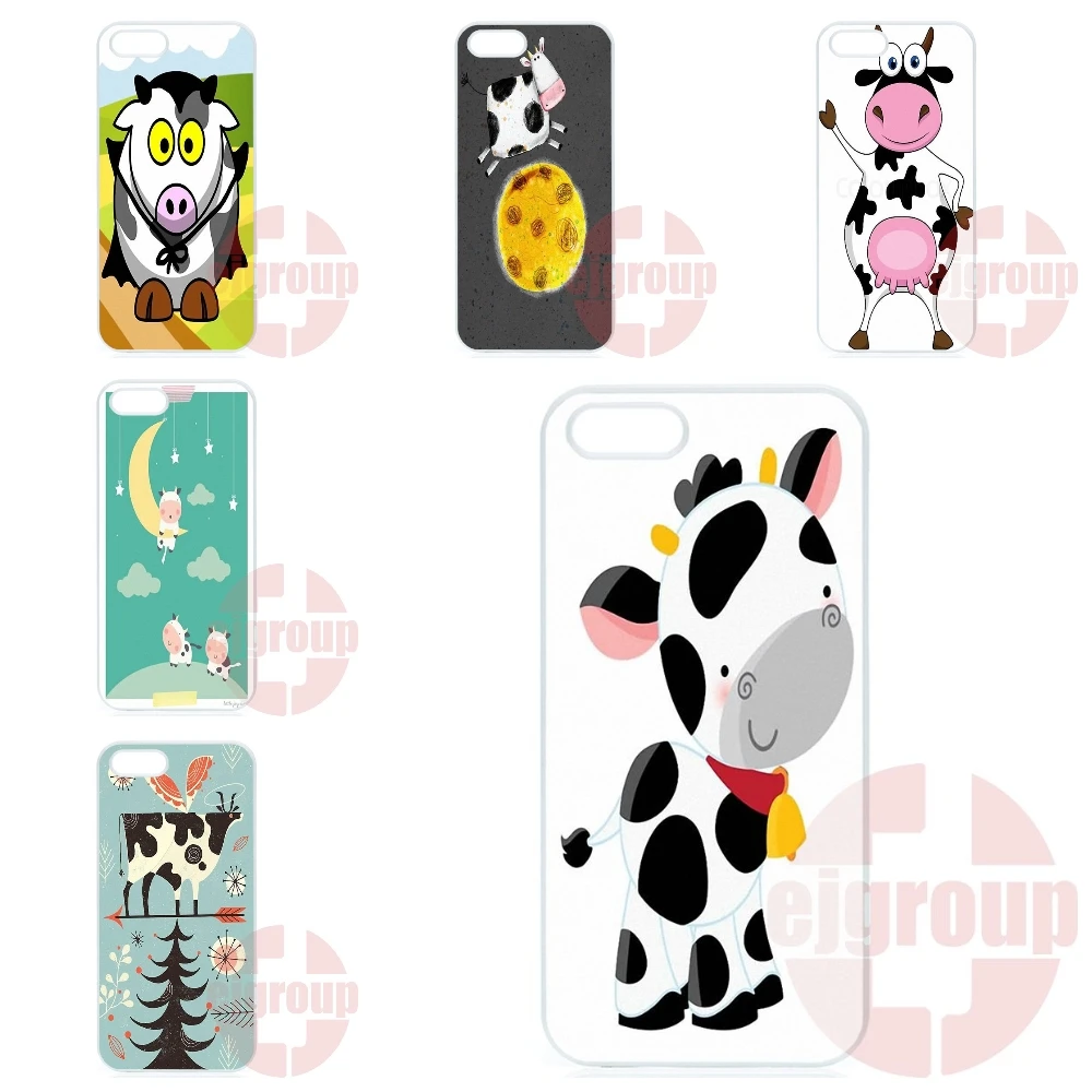 Протектор Случаи корова мультфильм Для Xiaomi Mi 3 4 4i 4c 5 5S Redmi 1 S 2 2А Примечание Pro Max