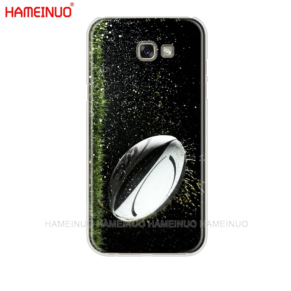 HAMEINUO регби мяч спортивный сотовый телефон чехол для Samsung Galaxy A3 A310 A5 A510 A7 A8 A9 2016 2017