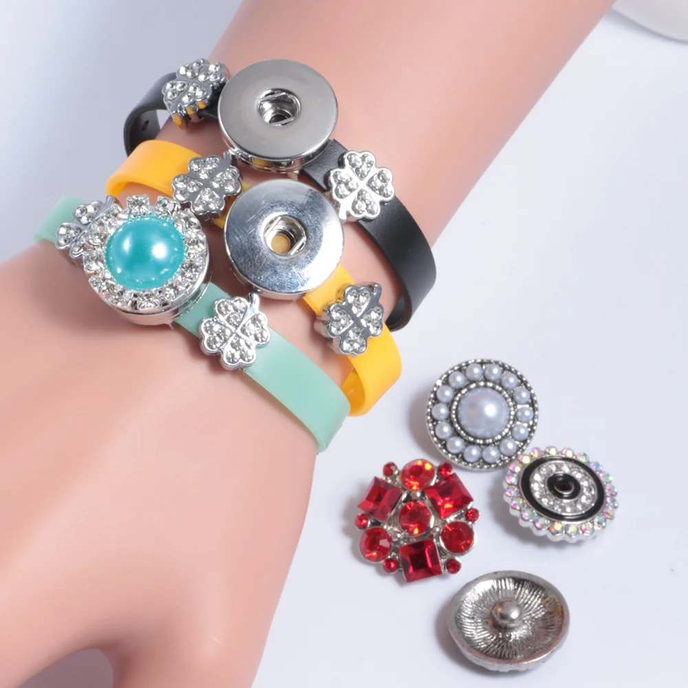 1 шт. 10 цветов клевера Талисманы красный Силиконовый пластиковый браслет