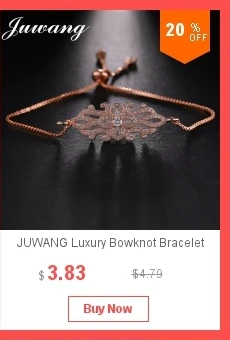 JUWANG кубического циркония и флаг Герцеговины Браслеты браслеты золотого и серебряного цвета розового золота Цвет регулируемые цепочка, ювелирное изделие, подарок