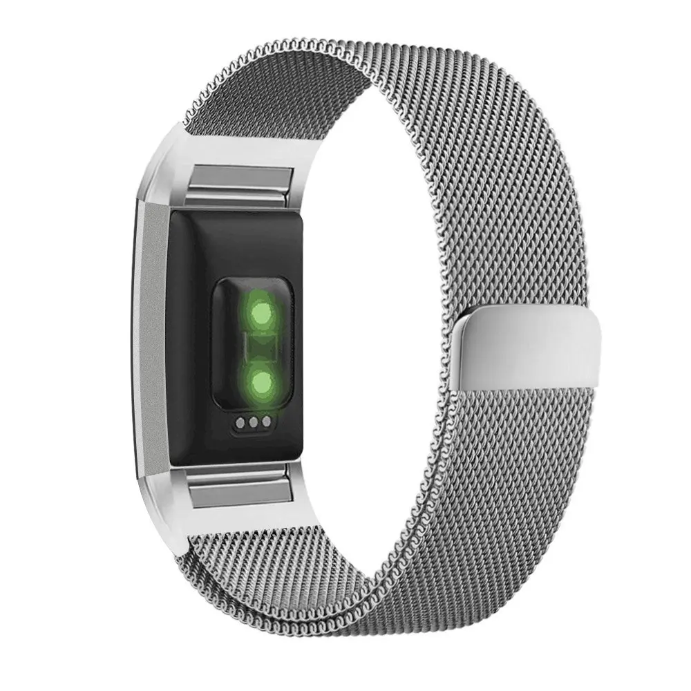 1 Для браслета Fitbit Charge 2 металлический ремешок Безвинтовой магнитный браслет из нержавеющей стали ремешок для Fitbit Charge2 сменные браслеты - Цвет: 1