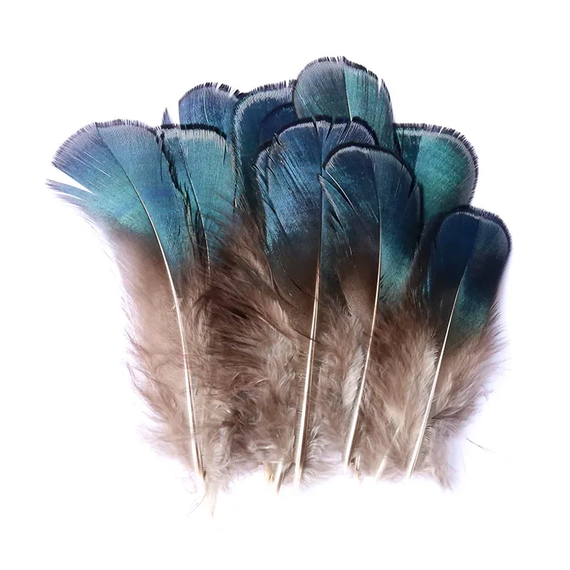 

Exquisite Hot Model 30 Chicken Feather Natural Feather 3-7CM Wedding Dress DIY Jewelry Fluffy Blue Feather Popular Decoration