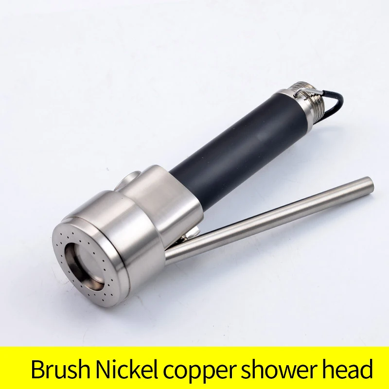 Brush Nickel(copper) ABS кухонный кран вытяжные детали кухонный кран запасные части принадлежности для кранов кухонный носик кран сопла, маленькая душевая головка - Цвет: Brush Nickel(copper)