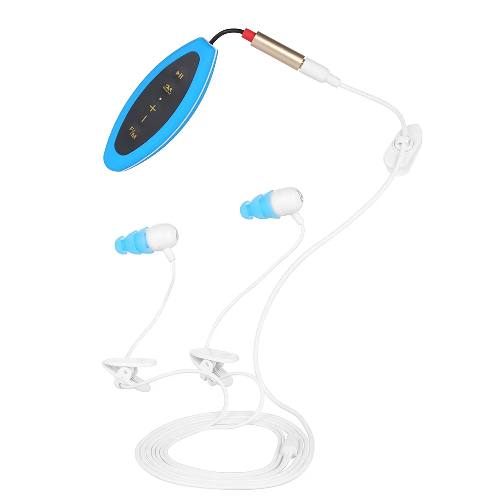 Новинка музыкальный MP3 плеер 4 Гб IPX8 водонепроницаемые наушники для дайвинга