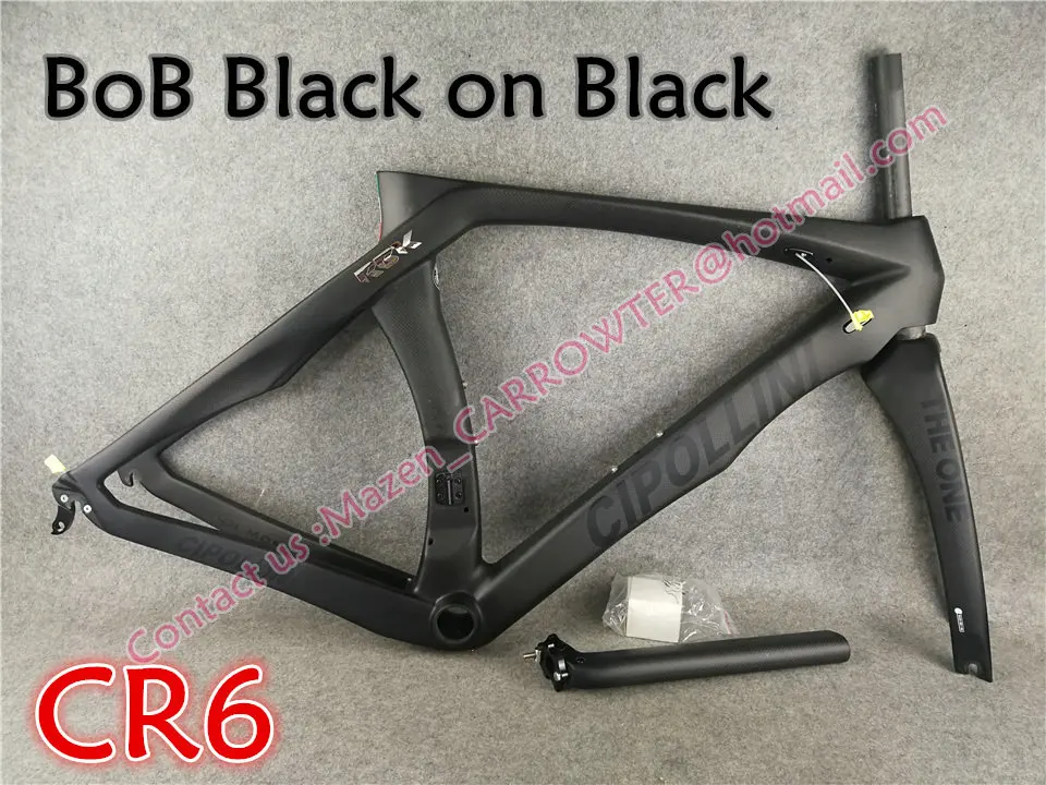 MCipollini RB1K черный блестящий велосипед, полный карбоновый дорожный велосипед Cipollini с 105 R7000 комплектом для вашего выбора - Цвет: CR6