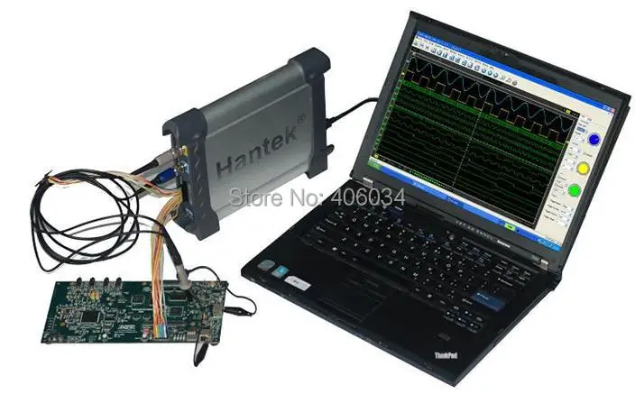 Hantek dso3062al PC USB 60 мГц 200 мс/с 5in1 2 Каналы осциллограф анализатора логики генератор