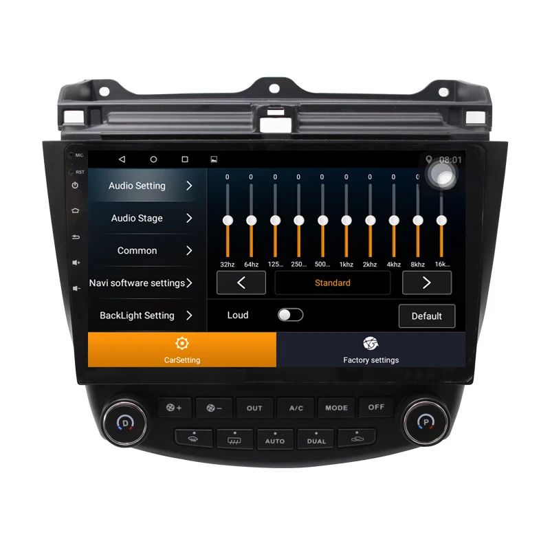 Автомобильный DVD-плеер с GPS навигационной системой Android 9 1 для Honda Accord 2003-2007