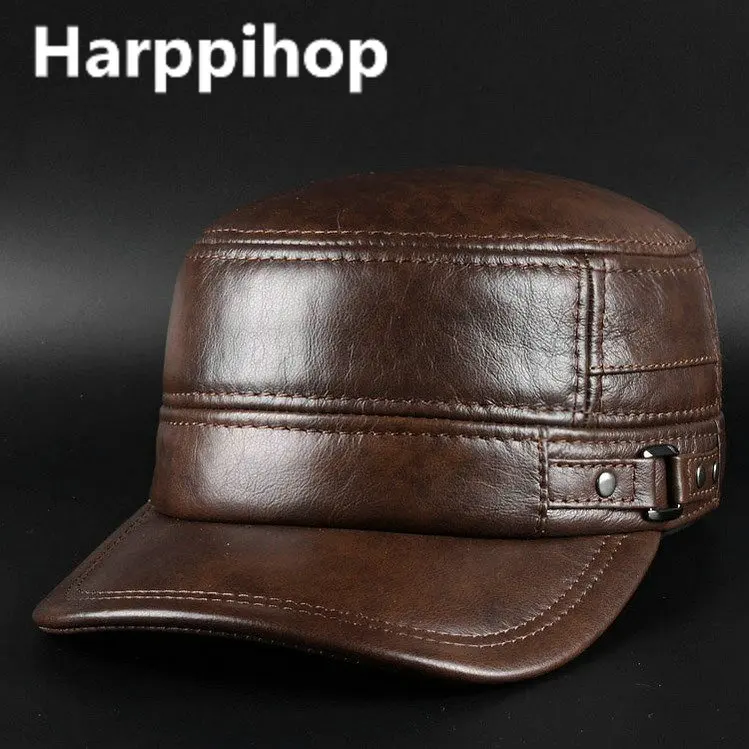 Мужская бейсболка из натуральной воловьей кожи весна 2020|baseball cap hat|hat newbrand caps hats |