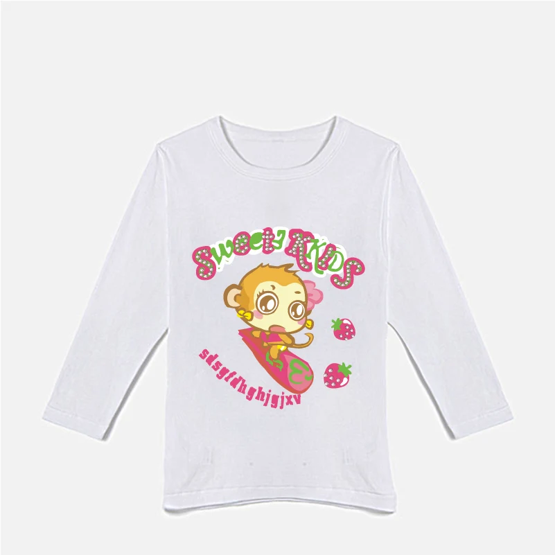 2017 Spring T-shirts New Arrival Kids Clothing T-Shirt Baby Boys Girls Children Clothes T Shirts Cotton Hot Tops 01 | Мать и ребенок
