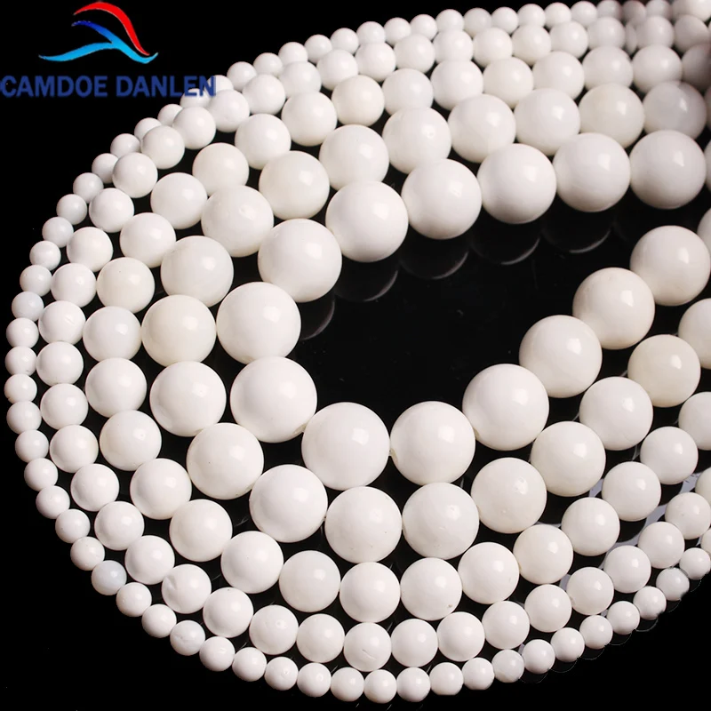 100% Natural Shell Beads White Tridacna Round 4 6 8 10 12mm DIY Charm For Women jewelry Making Wholesale | Украшения и аксессуары