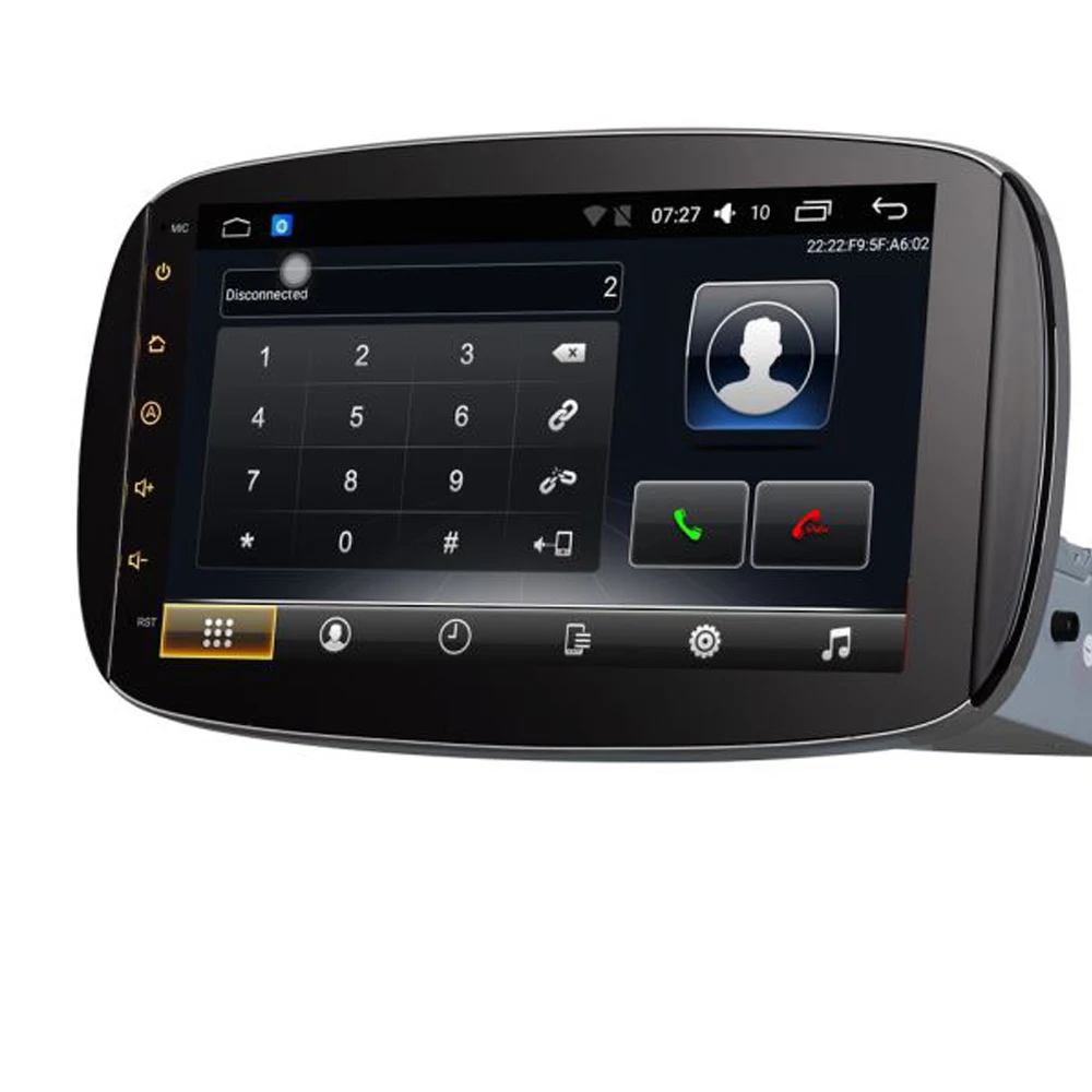 Автомобильный мультимедийный плеер 1 Din Android 10 автомобильный DVD для Benz Smart 2016 2017 9