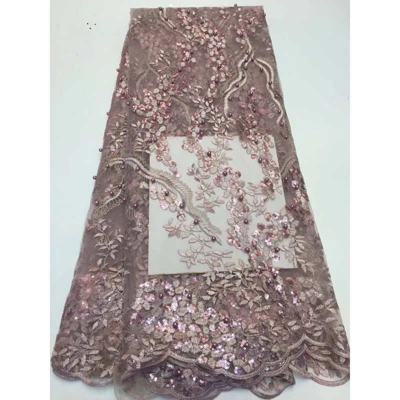The latest African lace fabric embroidery French net tulle 0640 | Дом и сад