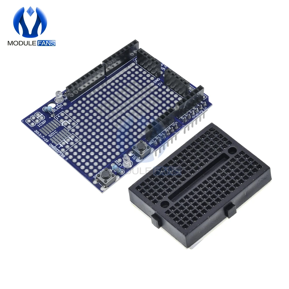 Proto защитный Прототип платы расширения SYB-170 Mini паяльная макетная плата для Arduino R3