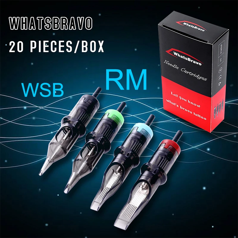 Luckybuybox WhatsBravo одноразовый RM картридж для тату иглы с мягкой мембраной Вращающаяся