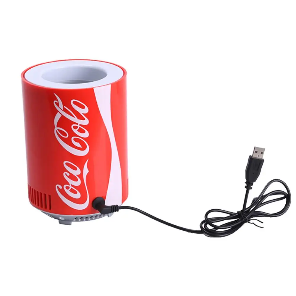 Мини-холодильник USB автомобильный офисный двойной холодильник портативный холодильник для напитков морозильная камера креативные автомобильные принадлежности