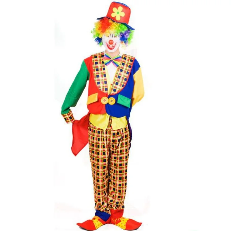 Лидер продаж праздничные разнообразные Смешные Костюмы Клоуна рождественский
