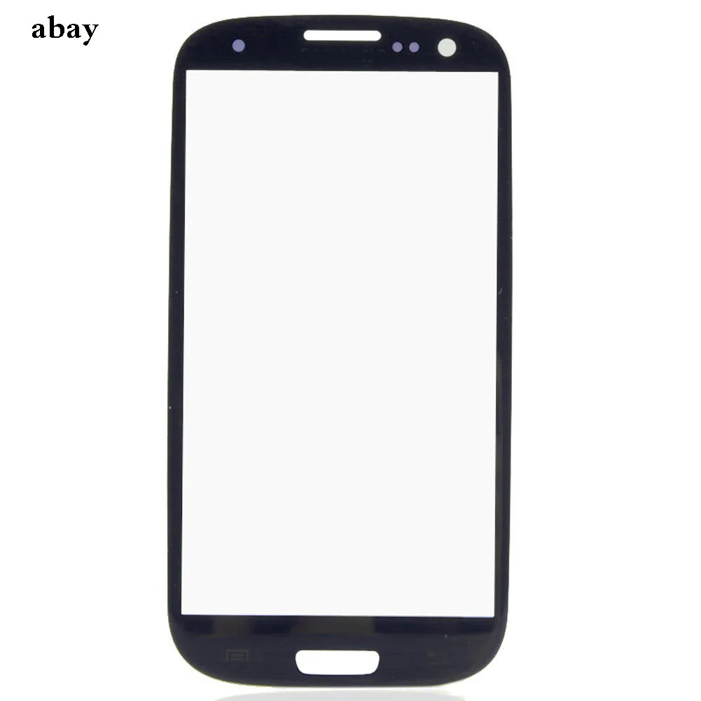 Внешнее стекло для samsung Galaxy S3 i9300 i9305 i9300i i9301 i9301i Передняя панель наружное стекло объектива lcd+ клей запасные части