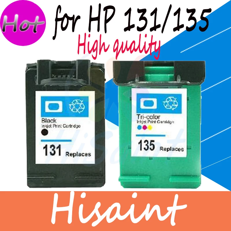 Hisaint набор совместимый с HP 131 135 чернильные картриджи для Photosmart 2710 2610 325 PSC2355