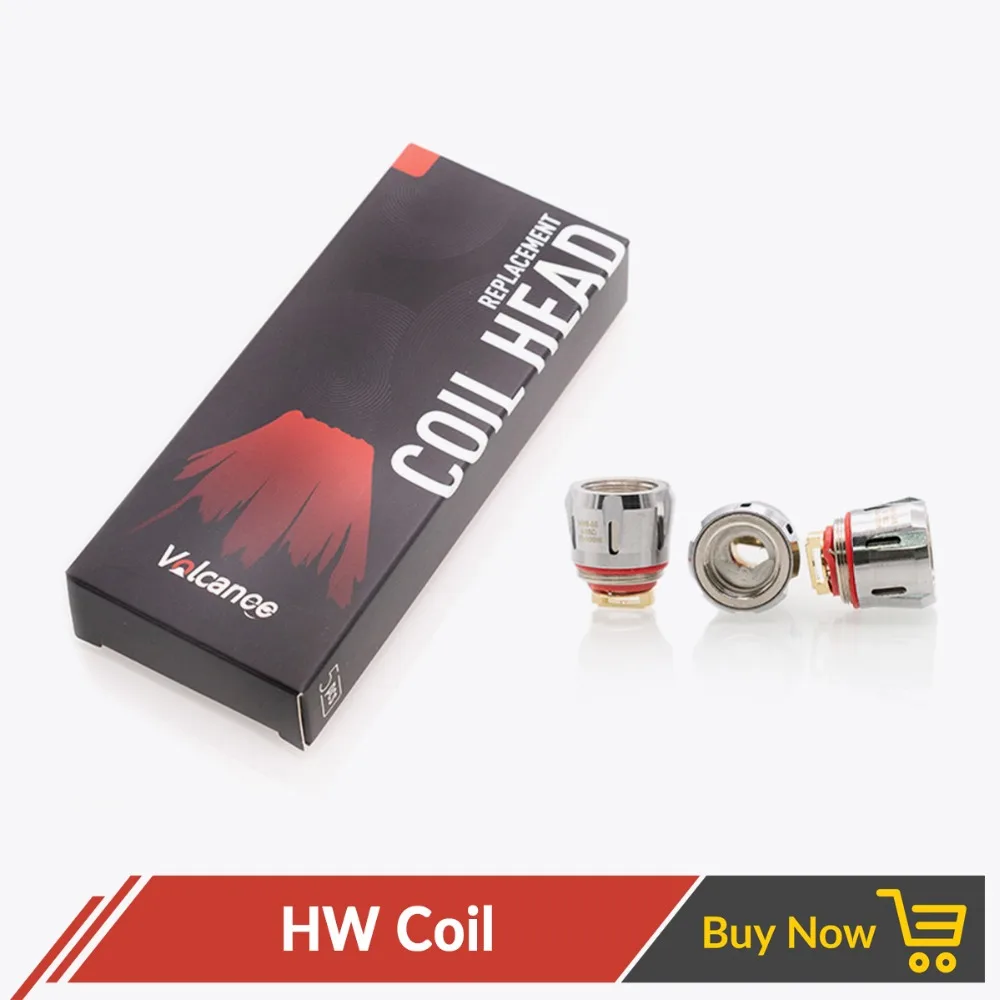 Volcanee 3 шт./лот Подом HW M 0.15ohm N 0.2ohm катушки голову электронная сигарета распылитель