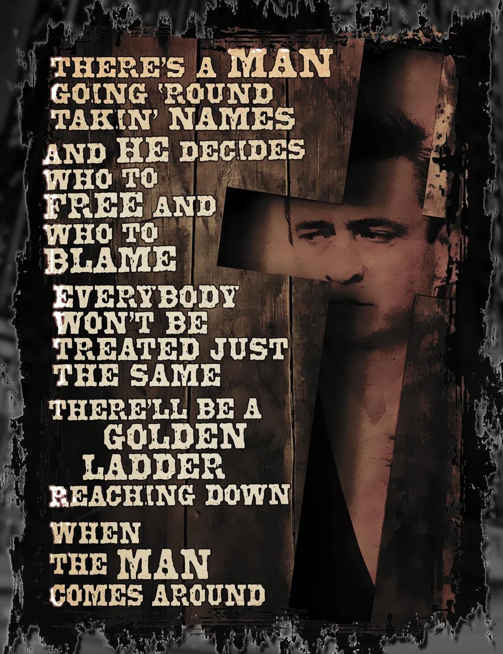 Новый черный когда человек приходит Футболка Джонни кэш кантри музыка Стиль