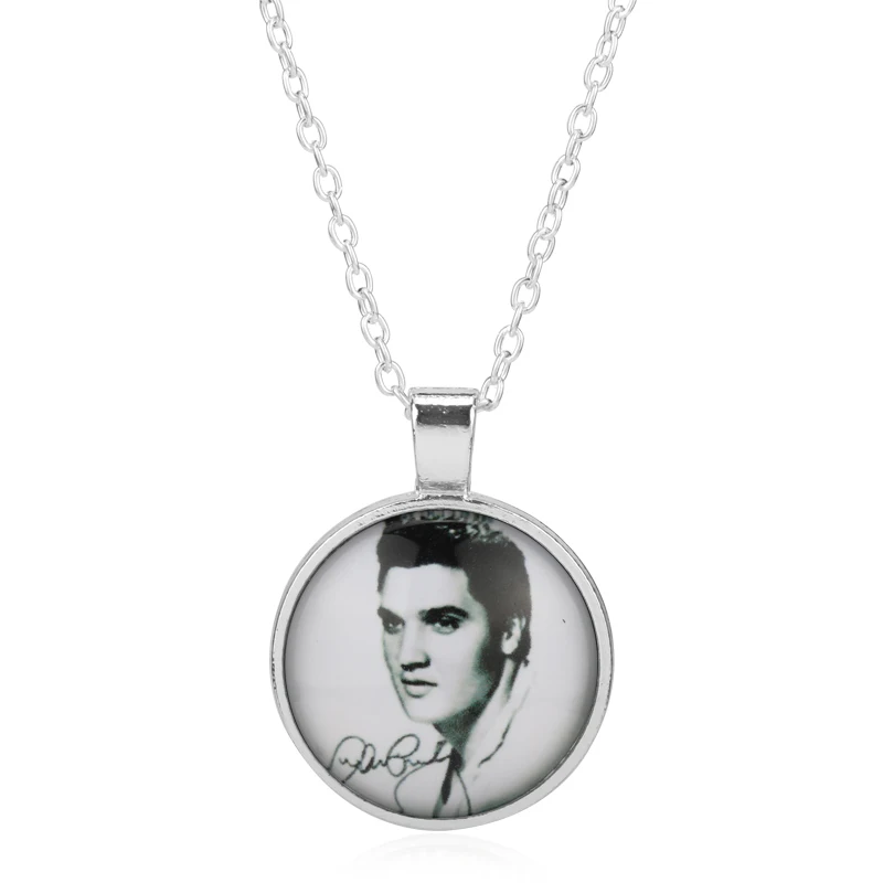 MOCHUN Love Elvis Presley карманные часы ожерелье женские медальон для девушек леди