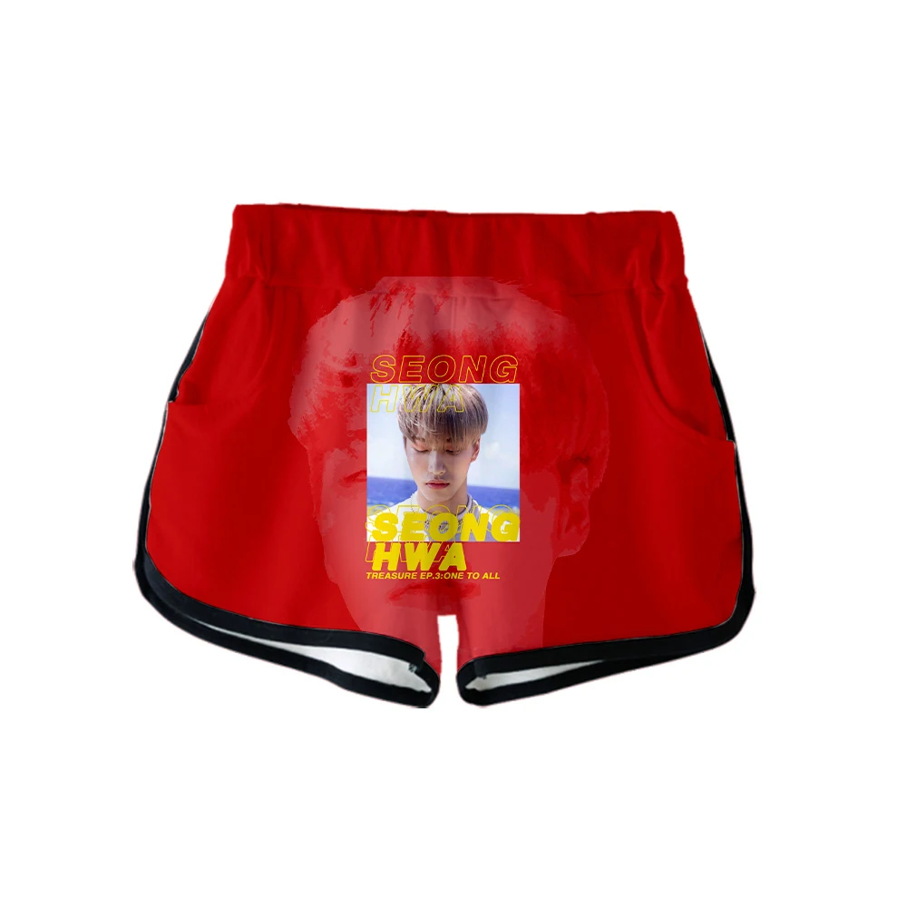 ATEEZ 3D Kpop женские шорты сексуальные короткие байкерские пижамы Harajuku летние