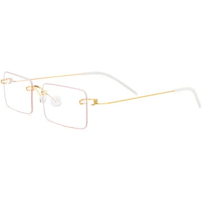 

Оправа в титановой оправе, 28619 квадратные очки без оправы, очки для чтения при близорукости, Ультралегкая оправа, очки speiko
