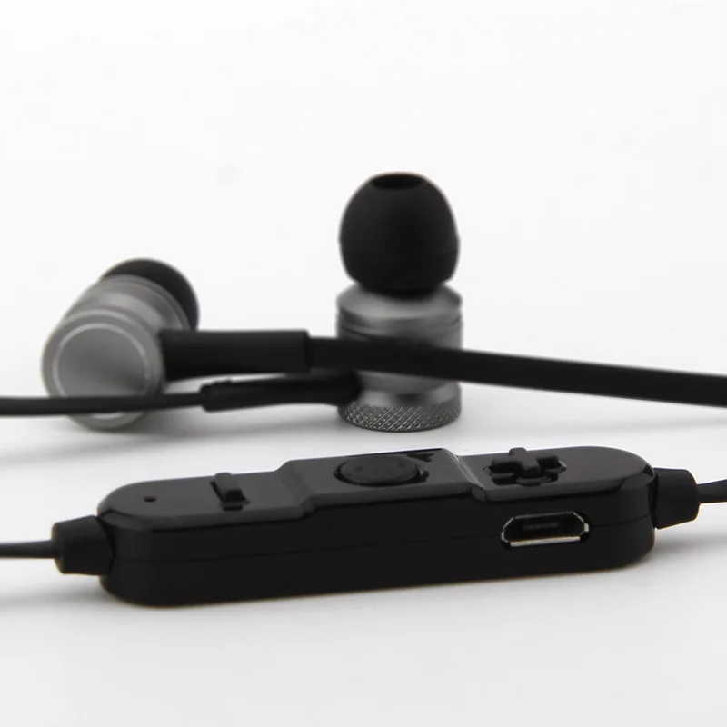 Chekenow Magnetic Attraction Bluetooth Earphone Wireless In-Ear Stereo Earphones For Sport Mobile Phone | Электроника
