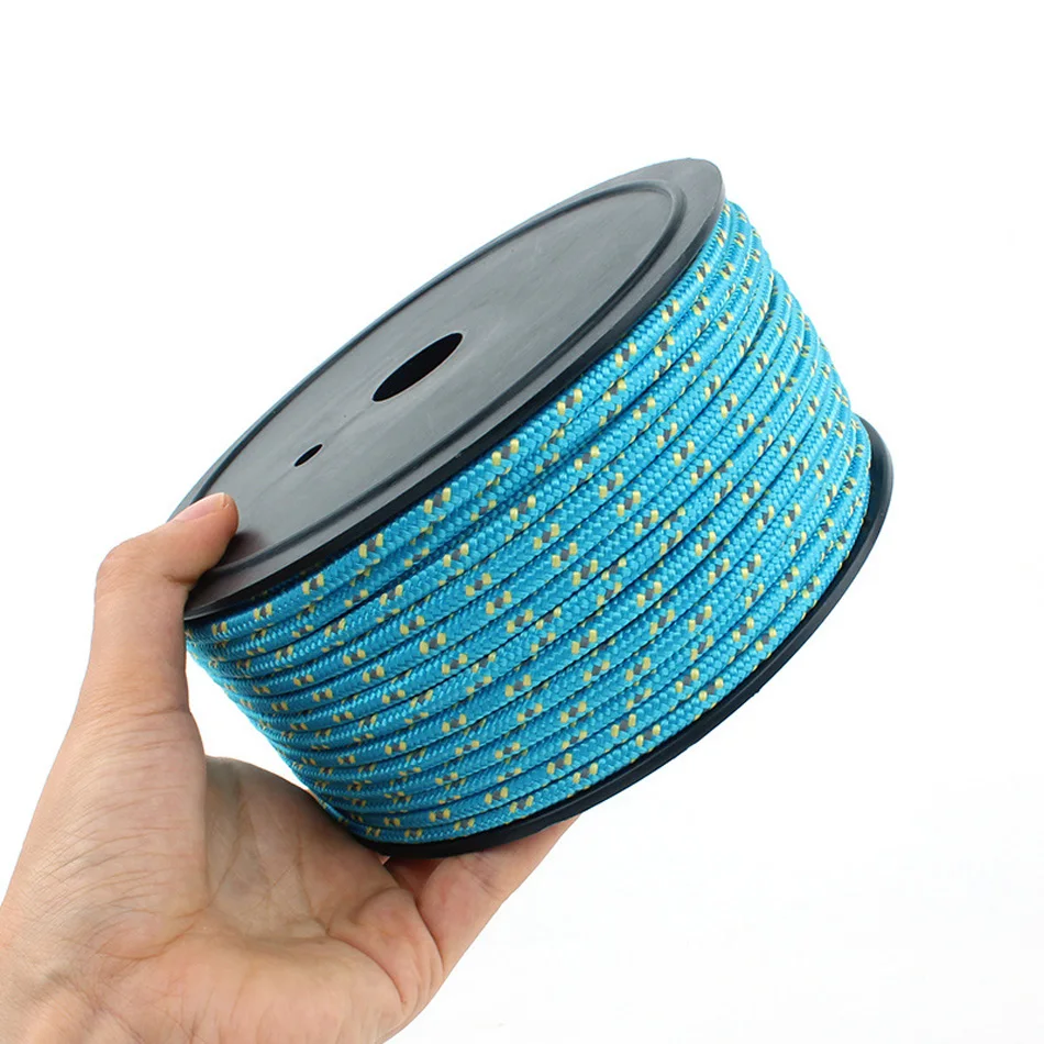 50 м веревка для светоотражающего тента улицы 5 мм колышки тентов ногтей