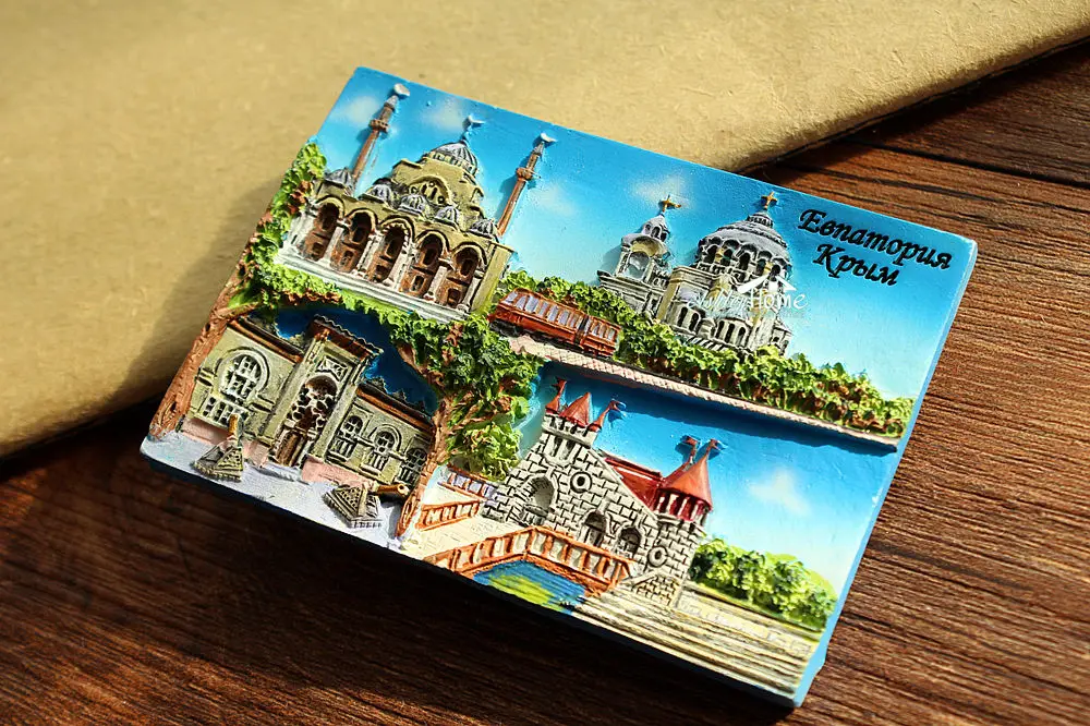 Крым туристические Путешествия Сувенир 3D Смолы Декоративный магнит для