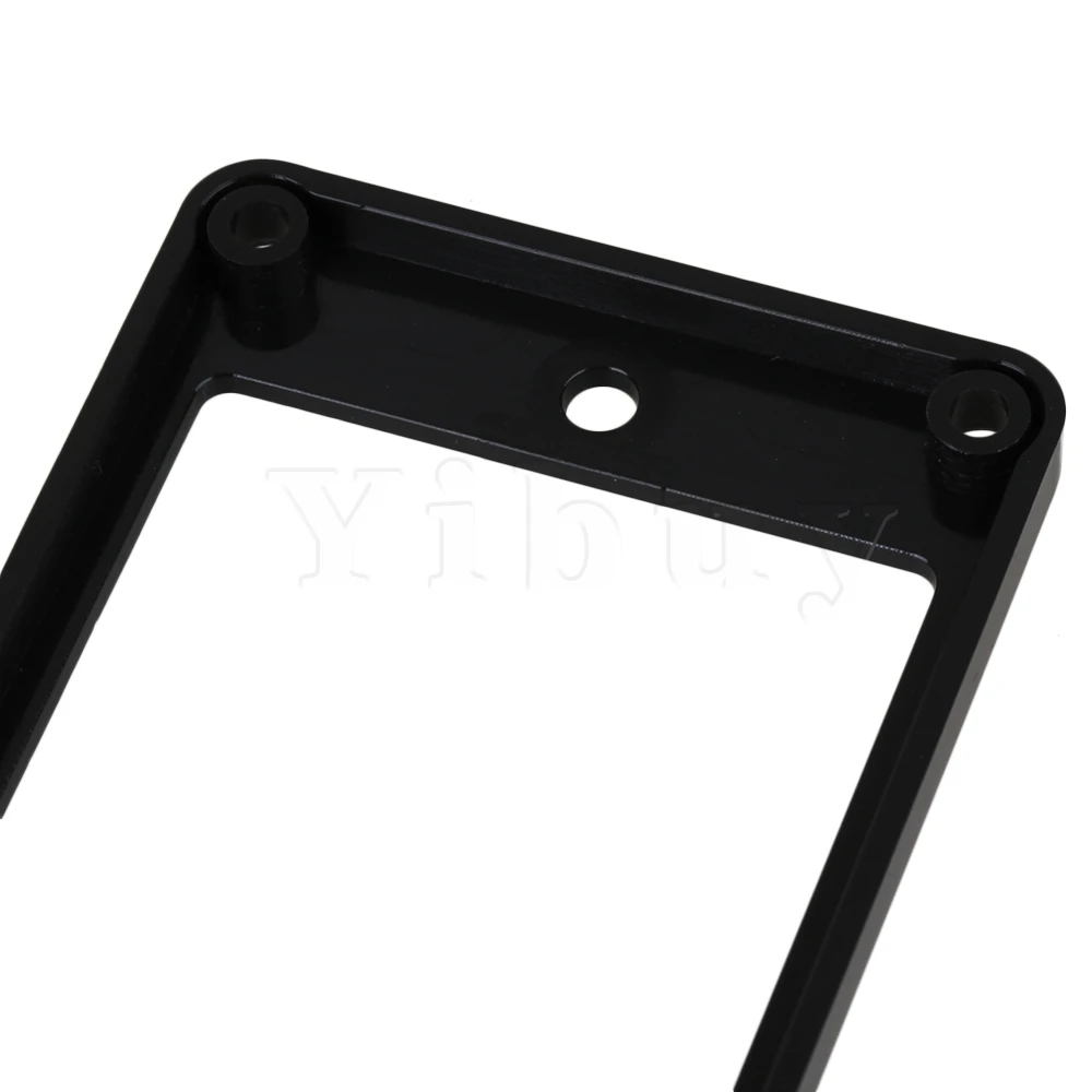 

Yibuy 10 Pcs 92x45x5mm Black ABS Electric Guitar Flat Humbucker Pickup Frames