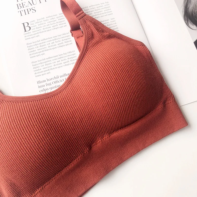 Бюстгальтер без бретелек Bralette бюстгальтер пуш-ап для женщин однотонный фитнеса