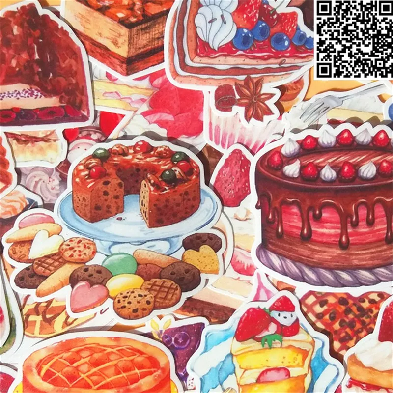 38 шт вкусная наклейка с картинкой торта для багажа скейтборда телефона ноутбука мотоцикла велосипеда стены гитары/наклейки eason/DIY Скрапбукинг