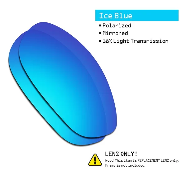 Ice Blue-ShieldCoat SmartVLT поляризованные Сменные линзы для солнцезащитных очков Оукли Монстр Собака-несколько вариантов - Цвет линз: Ice Blue-ShieldCoat