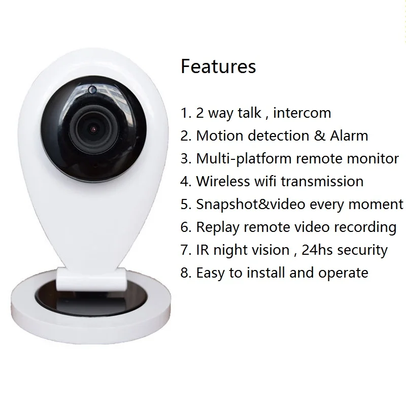 Babykam, детская камера для телефона, wifi, видео-няня, 720 P, Детская камера, ИК, ночное видение, 2 способа разговора, Детская камера, ip радио, няня, детский звонок