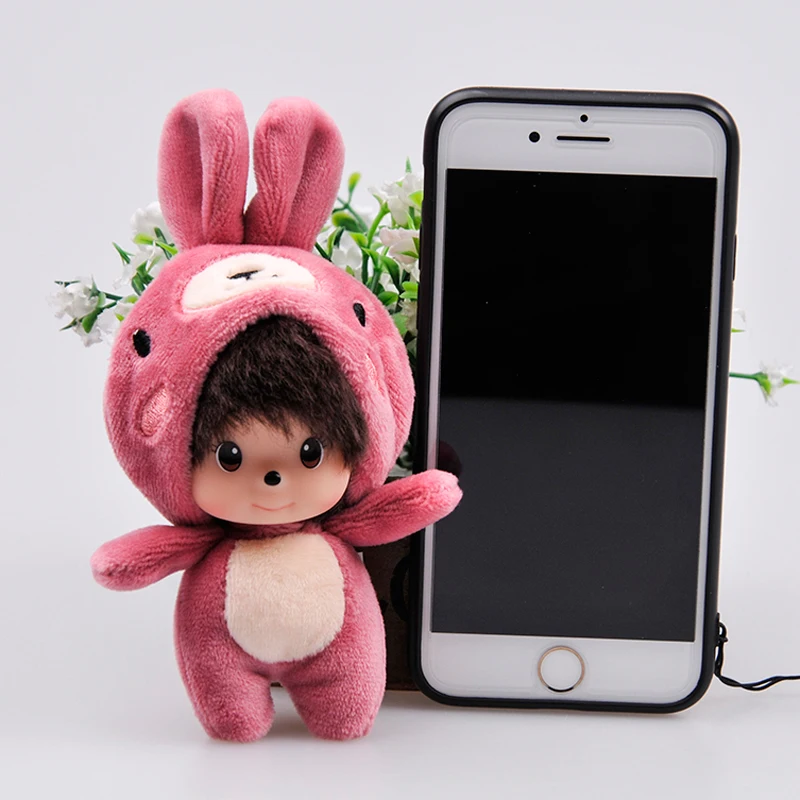 Upscale 11cm plush dolls keychain stuffed mini reborn doll as women bag decoratio kawaii pendant for friend gifts or baby toys | Игрушки и