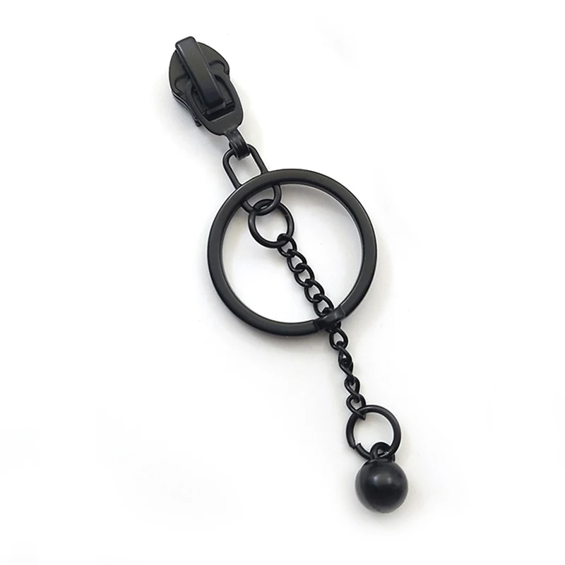 forNylon Reverse Zip 20 шт./партия, современный полностью черный и пистолет черный цвет № 5 слайдер на молнии с цепной подвеской на молнии - Цвет: forNylon Reverse Zip
