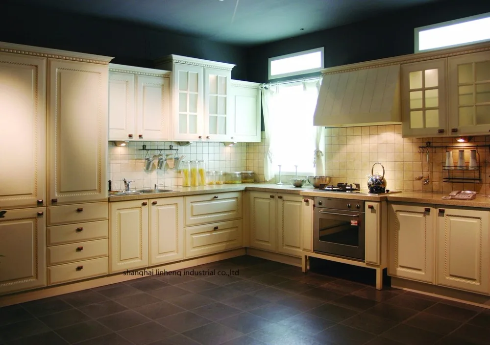

PVC/vinyl kitchen cabinet(LH-PV028)