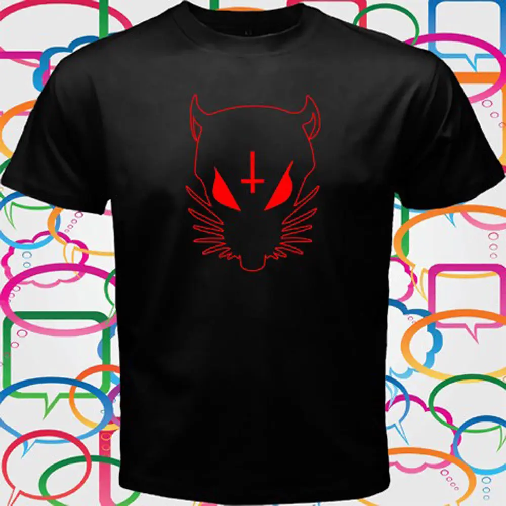 Die Antwoord Rat Symbol Rap хип хоп Мужская черная футболка Размер S до 3Xl мультяшная Футболка