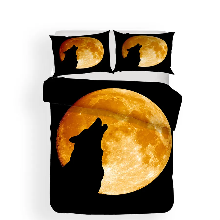 Набор постельных принадлежностей с 3D принтом пододеяльник постельное белье