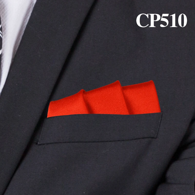 CP510 Атласный носовой платок для мужчин карамельный цвет мужские s костюмы Карманный квадратный бизнес полотенце для сундуков носовой платок - Цвет: CP510